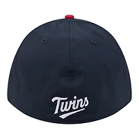 Men's New Era Navy/Red Minnesota Twins Rope M-Crown A-Frame 39THIRTY Flex Hat