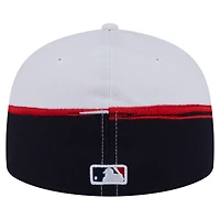 Casquette ajustée 59FIFTY Paint Stroke des Twins du Minnesota New Era bleu marine/blanc pour homme