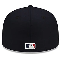 Casquette ajustée New Era pour homme Minnesota Twins 2023 Authentic Collection Alternate 59FIFTY bleu marine