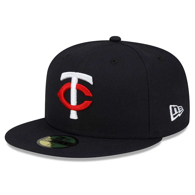 Casquette ajustée New Era Minnesota Twins 2023 Authentic Collection Home 59FIFTY pour homme