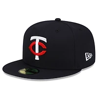 Casquette ajustée New Era Minnesota Twins 2023 Authentic Collection Home 59FIFTY pour homme