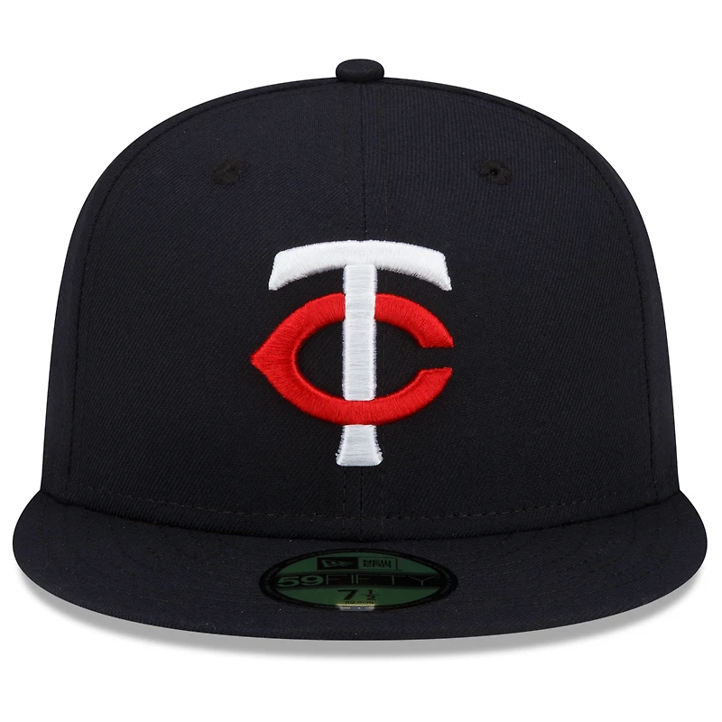 Casquette ajustée New Era Minnesota Twins 2023 Authentic Collection Home 59FIFTY pour homme
