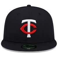 Casquette ajustée New Era Minnesota Twins 2023 Authentic Collection Home 59FIFTY pour homme