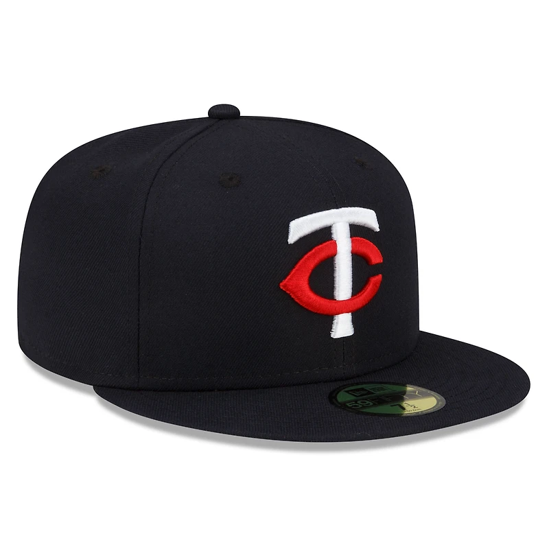 Casquette ajustée New Era Minnesota Twins 2023 Authentic Collection Home 59FIFTY pour homme