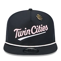 Men's New Era  Navy Minnesota Twins 2025 Big League Chew Golfer Snapback Hat