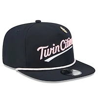 Men's New Era  Navy Minnesota Twins 2025 Big League Chew Golfer Snapback Hat