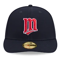 Men's New Era Navy Minnesota Twins 2026 Baseball Hall of Fame 59FIFTY Low Profile Fitted Hat