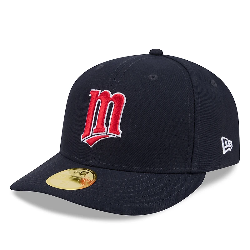 Men's New Era Navy Minnesota Twins 2026 Baseball Hall of Fame 59FIFTY Low Profile Fitted Hat