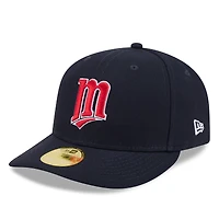 Men's New Era Navy Minnesota Twins 2026 Baseball Hall of Fame 59FIFTY Low Profile Fitted Hat