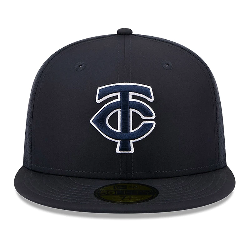 Casquette ajustée New Era bleu marine Minnesota Twins 2026 pour homme, modèle 59FIFTY