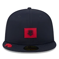 Casquette ajustée New Era bleu marine Minnesota Twins 2026 Clubhouse 59FIFTY pour homme