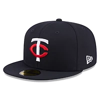 Casquette ajustée New Era bleu marine Minnesota Twins 2026 Jackie Robinson Day 59FIFTY pour homme