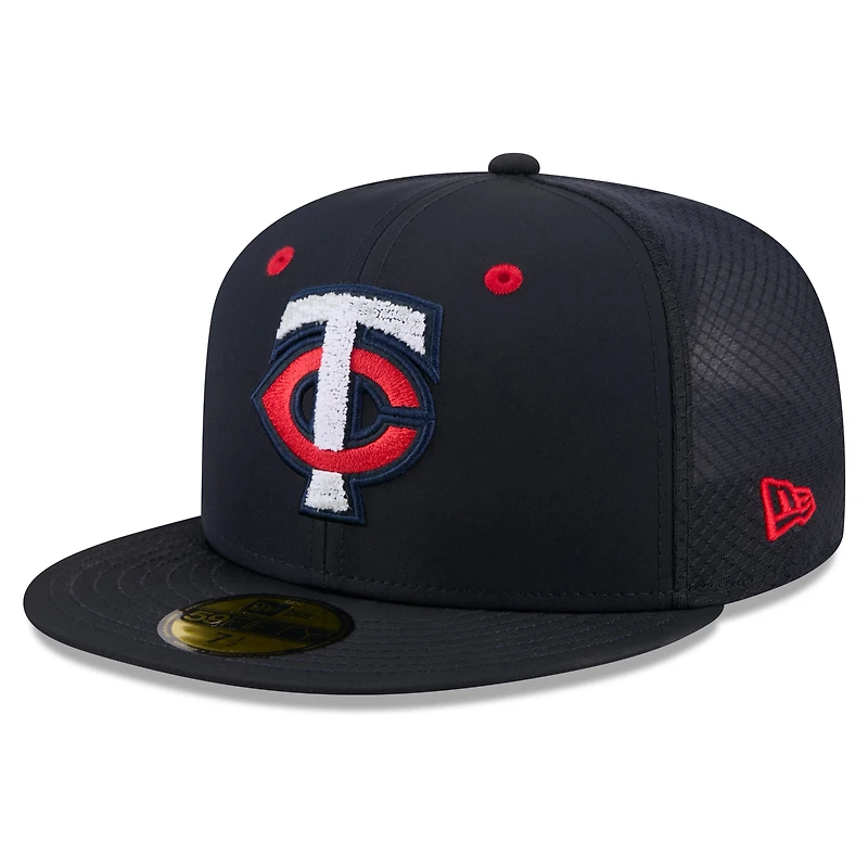 Men's New Era Navy Minnesota Twins 2026 MLB All-Star Game Workout 59FIFTY Fitted Hat