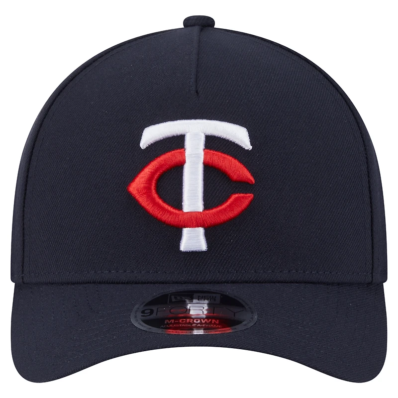 Men's New Era  Navy Minnesota Twins 9FORTY M-Crown Adjustable Hat