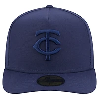 Men's New Era Navy Minnesota Twins Color Pack A-Frame 59FIFTY Fitted Hat