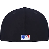 Men's New Era Navy Minnesota Twins  Duo Logo 2.0 59FIFTY Fitted Hat