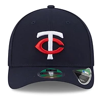 Men's New Era  Navy Minnesota Twins Player Replica 9FORTY Adjustable Hat