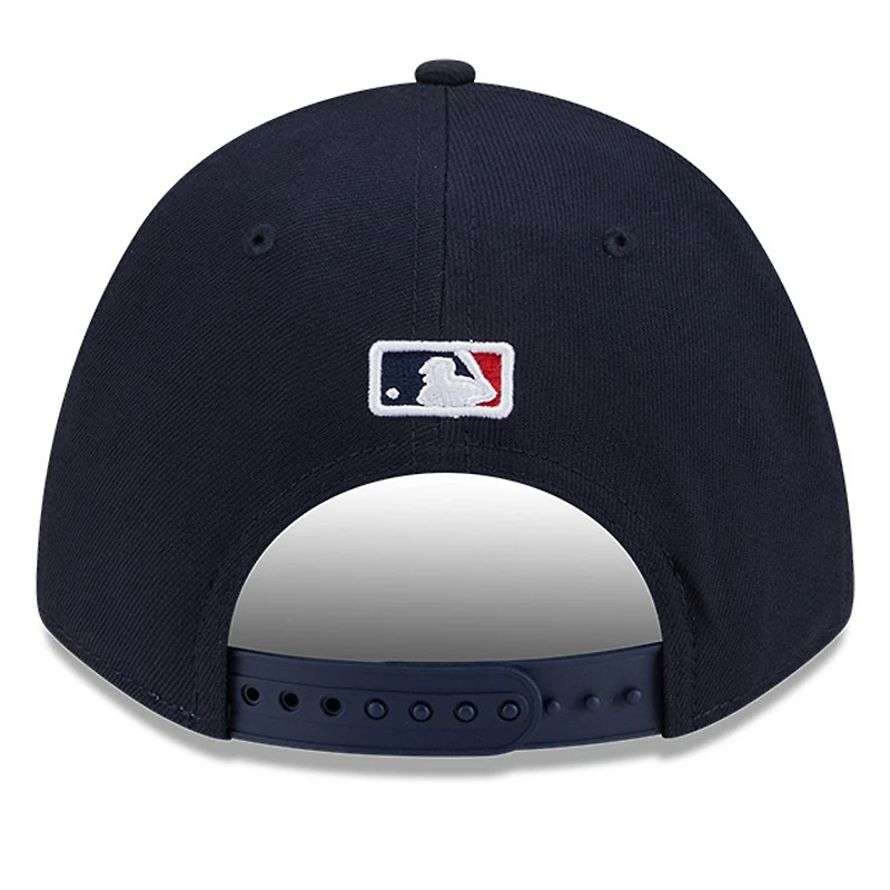 Men's New Era  Navy Minnesota Twins Player Replica 9FORTY Adjustable Hat