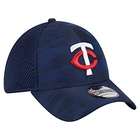Men's New Era Navy Minnesota Twins Subtle Camo 39THIRTY Flex Hat