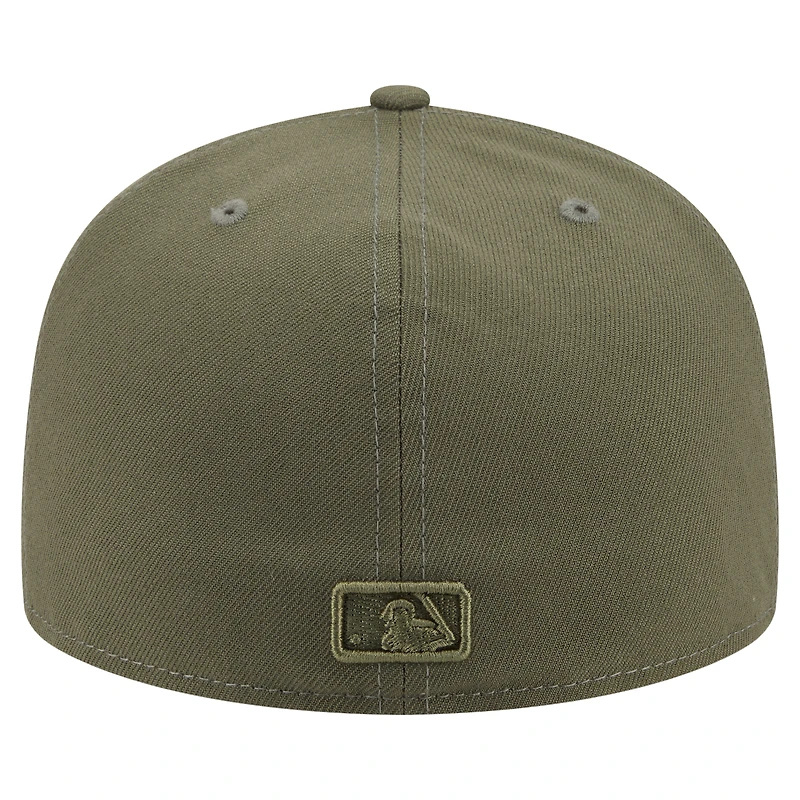 Casquette ajustée A-Frame 59FIFTY pour homme, coloris olive, des Twins du Minnesota, New Era