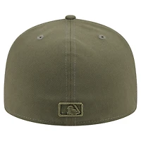 Casquette ajustée A-Frame 59FIFTY pour homme, coloris olive, des Twins du Minnesota, New Era
