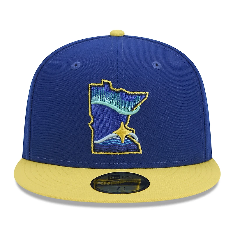 Casquette ajustée 59FIFTY Royal Minnesota Twins 2024 City Connect New Era pour homme