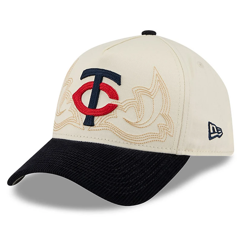 Casquette ajustable New Era Stone Minnesota Twins Western Stitch 9FORTY pour homme