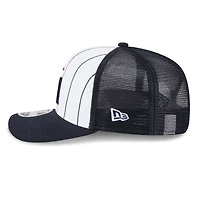 Men's New Era  White/Navy Minnesota Twins 2025 Batting Practice 9SEVENTY Stretch-Snap Trucker Hat