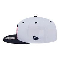 Men's New Era White/Navy Minnesota Twins 9FIFTY Snapback Hat