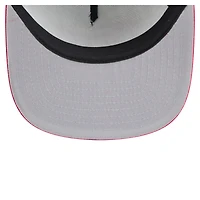 Men's New Era White/Red Minnesota Twins Retro Script Trucker 9FIFTY Snapback Hat