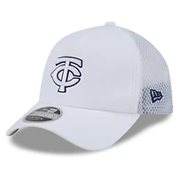 Men's New Era Minnesota Twins 2026 Batting Practice Apex 9FORTY Adjustable Trucker Hat