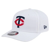 Casquette ajustable COOLERA 9SEVENTY blanche des Twins du Minnesota de New Era pour homme