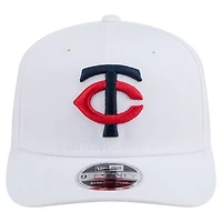 Men's New Era White Minnesota Twins COOLERA 9SEVENTY Adjustable Hat