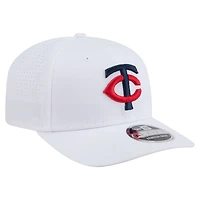 Casquette ajustable COOLERA 9SEVENTY blanche des Twins du Minnesota de New Era pour homme