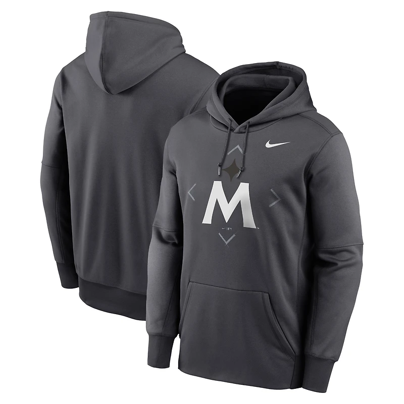 Sweat à capuche Nike Anthracite Minnesota Twins 2023 Bracket pour homme