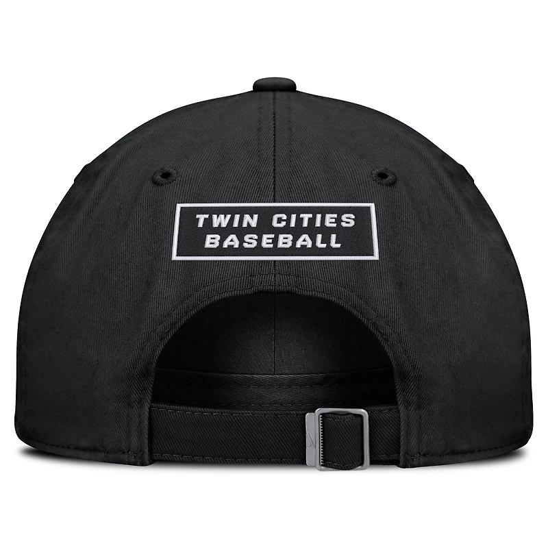 Men's Nike Black Minnesota Twins Primetime Club Adjustable Hat