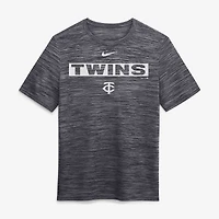 Men's Nike Black Minnesota Twins Velocity Dri-FIT T-Shirt