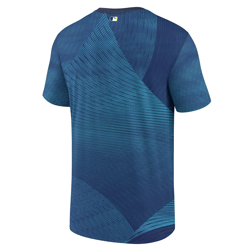 Men's Nike Blue Minnesota Twins Authentic Collection City Connect Velocity Performance T-Shirt