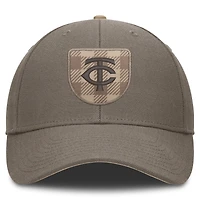 Casquette ajustable Nike marron Minnesota Twins Statement Rise pour homme