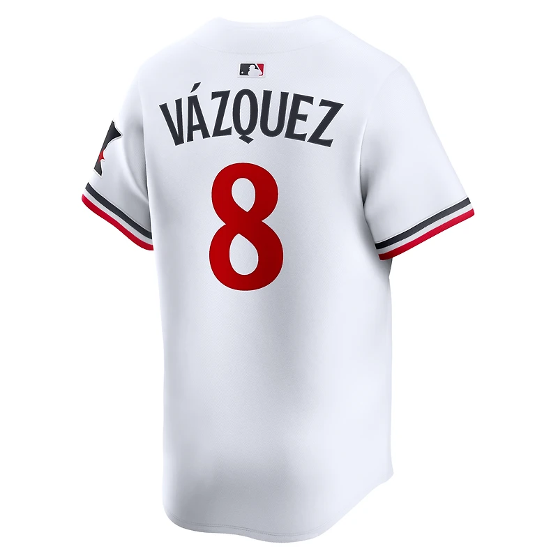 Maillot Nike Christian Vázquez blanc domicile des Twins du Minnesota pour homme