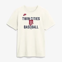 Men's Nike Cream Minnesota Twins Cooperstown Collection ‘70s Inspired T-Shirt
