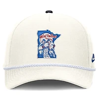 Men's Nike Cream Minnesota Twins Cooperstown Rise Adjustable Hat