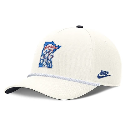 Casquette ajustable Nike crème Minnesota Twins Cooperstown Rise pour homme
