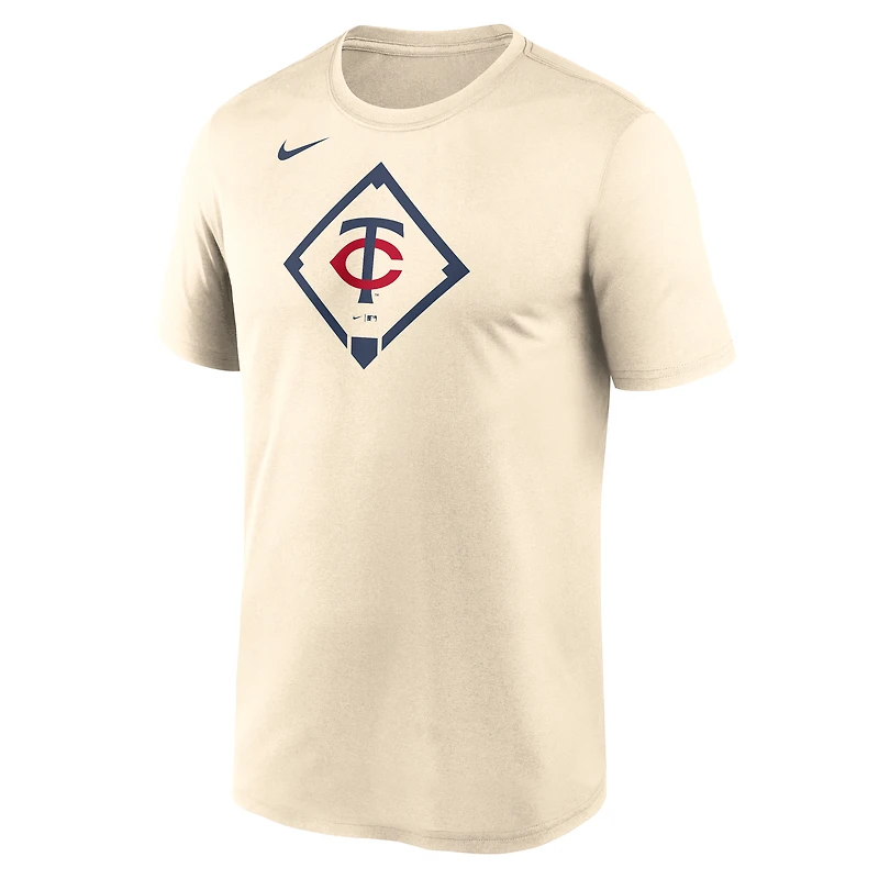 T-shirt Nike crème pour homme, Icon Legend Performance des Twins du Minnesota