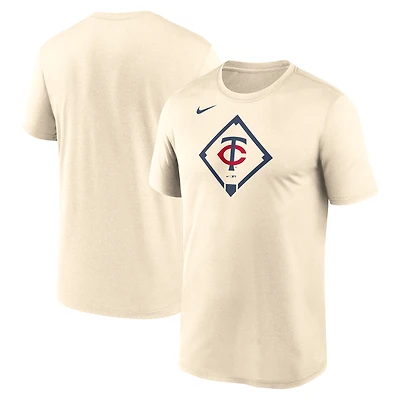 T-shirt Nike crème pour homme, Icon Legend Performance des Twins du Minnesota