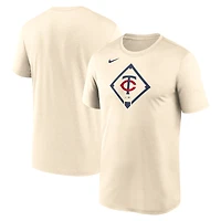 T-shirt Nike crème pour homme, Icon Legend Performance des Twins du Minnesota