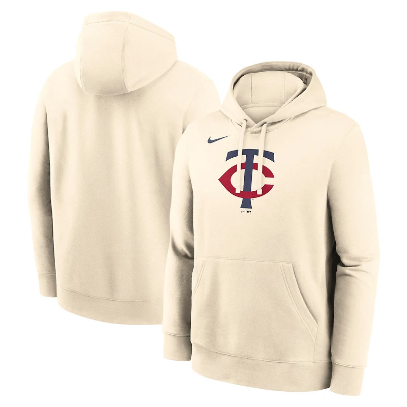 Men's Nike Light Blue Minnesota Twins Logo Club Fleece Hoodie