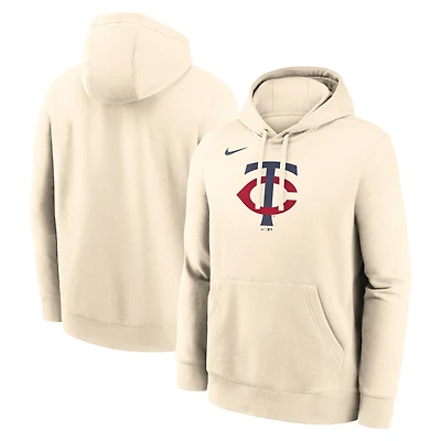 Men's Nike Light Blue Minnesota Twins Logo Club Fleece Hoodie