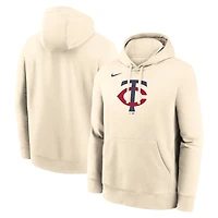 Men's Nike Light Blue Minnesota Twins Logo Club Fleece Hoodie