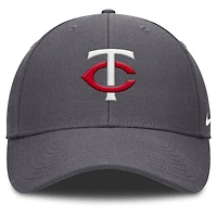 Men's Nike  Gray Minnesota Twins Club Performance Adjustable Hat